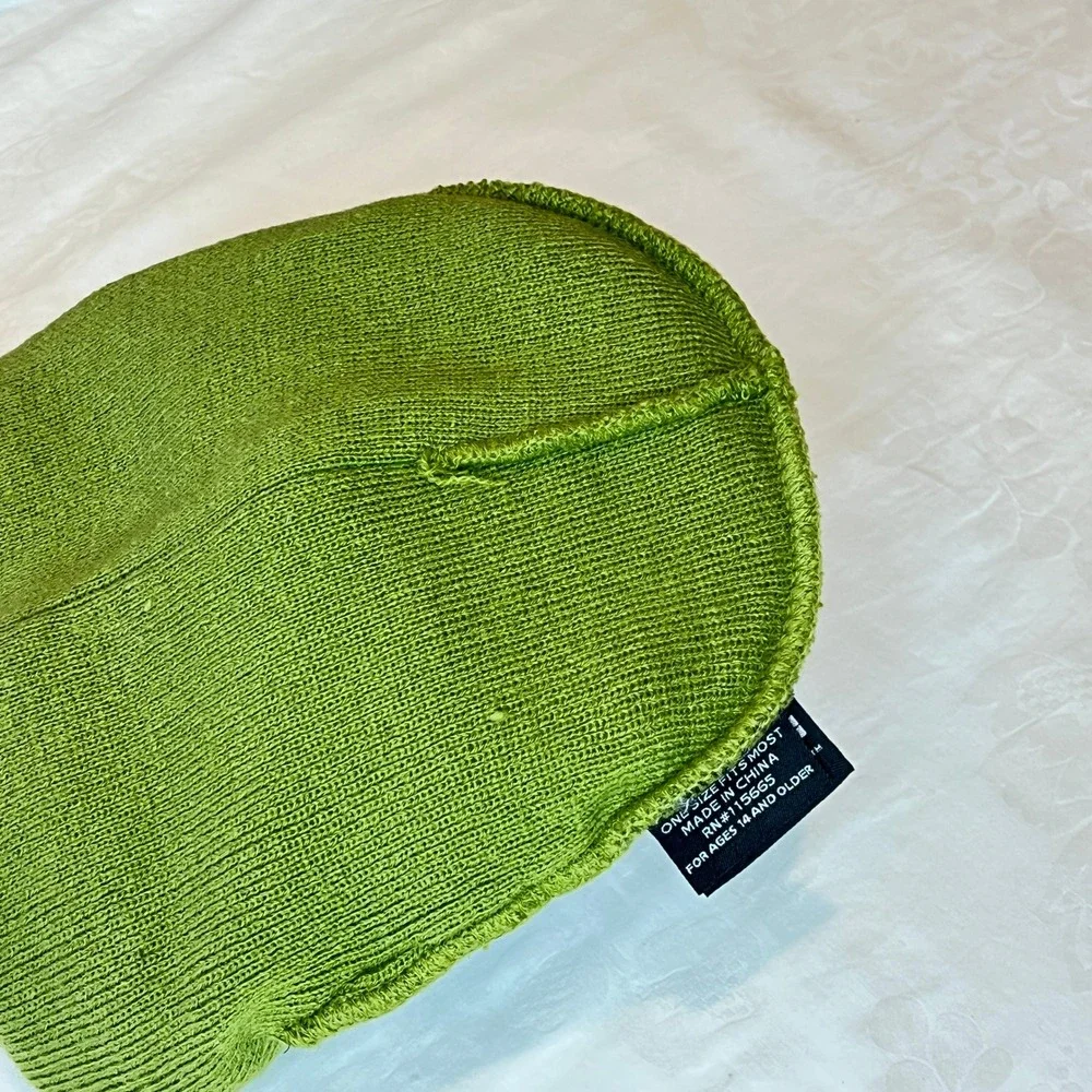 Star Wars Yoda‎ Beanie Hat Knit Green Embroidered Eyes Ears One Size Fits All